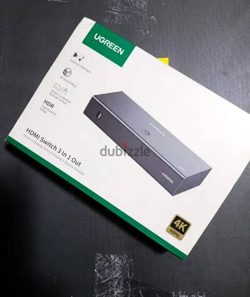 HDMI Switch UGREEN 3×1 – 4K 60Hz 1