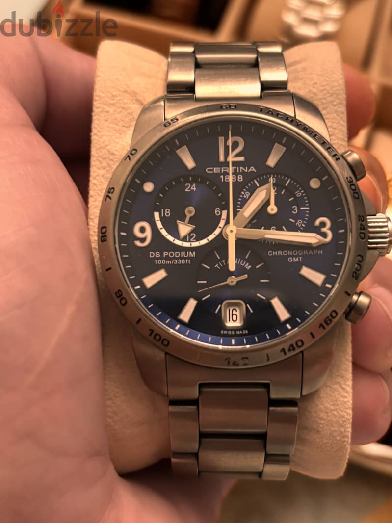 Original titanium GMT Certina 3