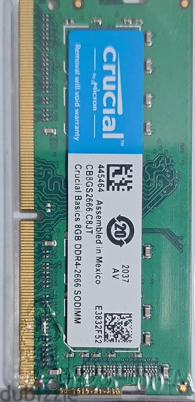 crucial 8gb 2666mhz ddr4 sodimm laptop ram