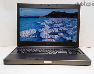 Dell Precision M4800 ورك ستيشن، معالج Intel Core i7-4810MQ، رامات 8 جي