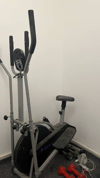 جهاز اليبتكال + دراجة رياضية 2 في 1 (Elliptical Bike جهاز اليبتكال + دراجة رياضية 2 في 1 (Elliptical Bike