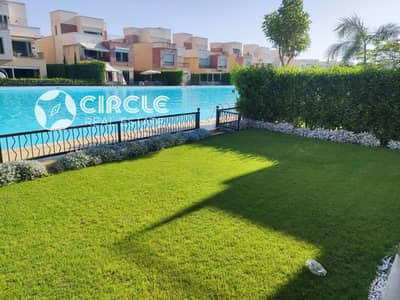 توين هاوس فيلا ٣٢٥م بالفرش بالكامل للإيجار بفيو على اللاجون في مراسي بلانكا Marassi Blanca الساحل الشمالي North Coast بموقع مميز في سيدي عبد الرحمن