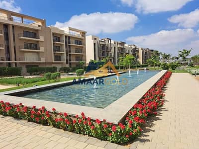 شقة فاخرة للبيع في مون ريزيدنس فيفث سكوير 209م | 3 غرف ماستر تشطيب فاخرجاهزة للسكن بجوار ميفيدا والجامعة الأمريكية