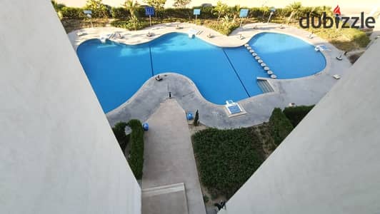 Chalet for rent in Porto Golf Marina, North Coast by the swimming pool