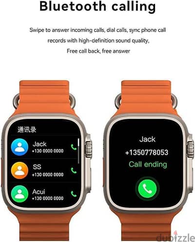 ساعة سمارت Smart Watch Ultra T800 الحديثة الأصلية ⌚
