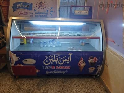 تلاجة عرض أجبان مستورد دنيماركي