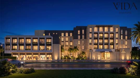 40 sqm serviced apartment for sale at Retaj Gate Sheikh Zayed on Alexandria Desert Road, minutes from Sphinx Airport. 10% down, 8-year installments.