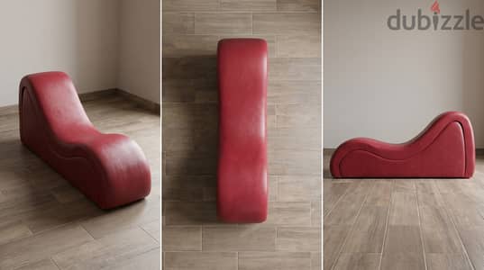 شزلونج طبي للاسترخاء من الجلد الفاخر - Tantra Chair