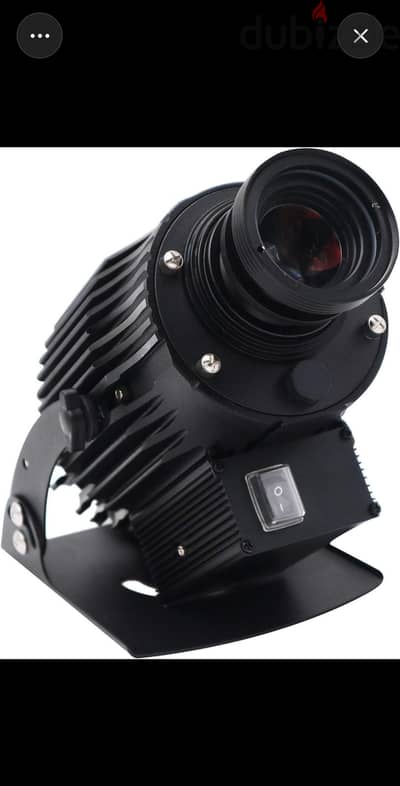 بروجكتور جوبو LED دوّار (Rotating LED Gobo Projector)