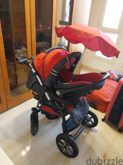 Premium Imported Baby Merc 2-in-1 Travel System (Car Seat + Stroller)