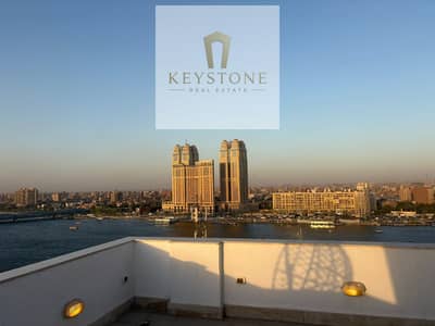 شقة 1 نوم  مطلة على النيل، مفروشة، أستخدام أول