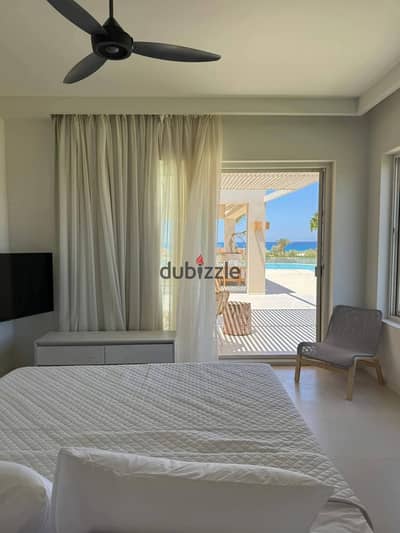 prime view chalet with roof fully finished with ac's for sale in marsa baghush Sidi Heneish - overlooking sea