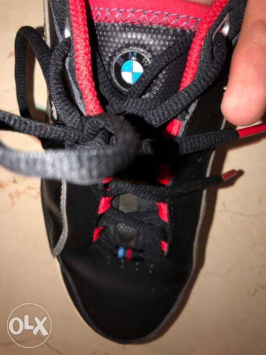 Puma BMW shoes (black on red) 2