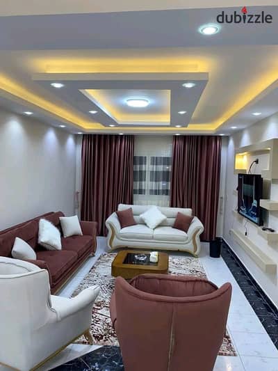 Available for rent: Luxury furnished apartment in front of City Stars with all appliances and Wi-Fi internet