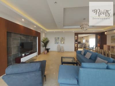 للايجار شقة  مفروش بالمطبخ والتكييفات - غرب ارابيلا التجمع الثالث- القاهرة الجديده For sale furnished  Apartment  in Arabella 3th Settlement-New Cairo