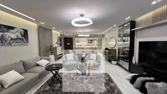 Price includes all furnishings and appliances. Ultra-super-lux finishing. Wide garden view. Furnished apartment for sale in Al Rehab 2