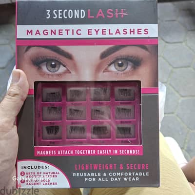 رموش مغناطيسية أصلية 3 Second Lash جديدة بالعلبة