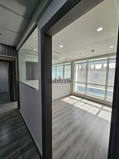 Unique administrative headquarters 167 sqm fully finished for rent in the midst of the largest companies in Trivium Complex, Fifth Settlement