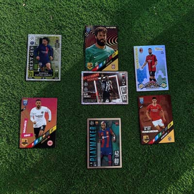 Topps Match Attax & FIFA 365 Shiny Insert Lot (7 Cards)
