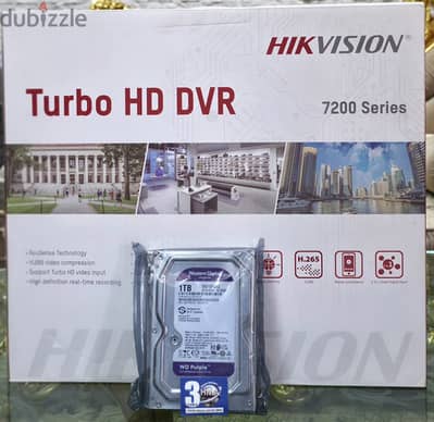 Hikvision DVR iDS-7216HUHI-M2/S + WD Purple 1TB