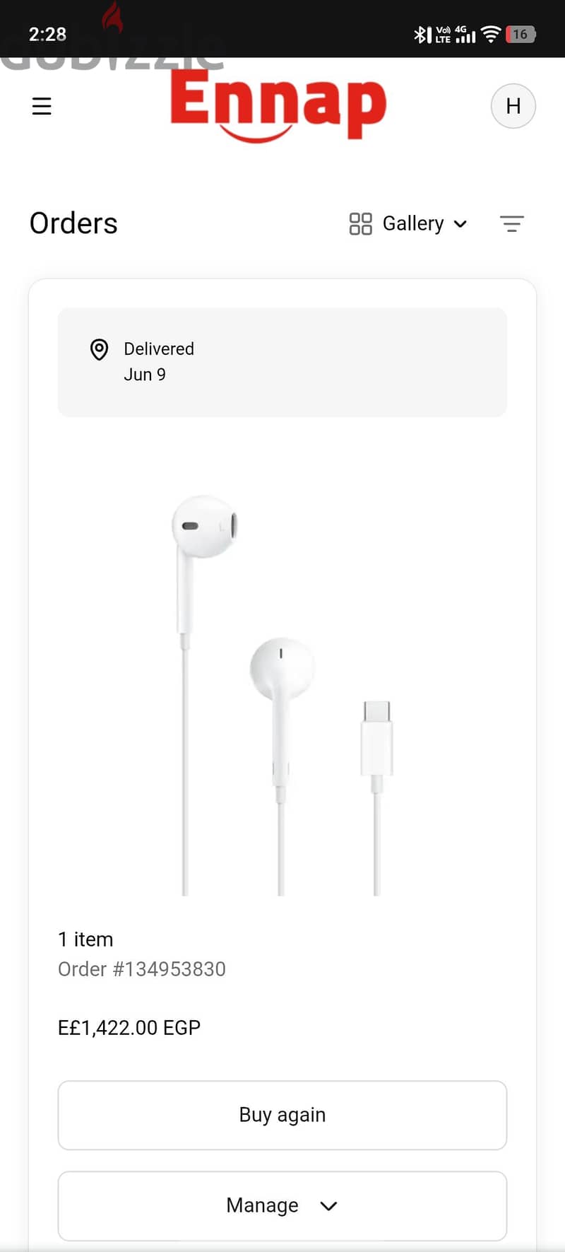 Apple Earpods ( Type C ) 4