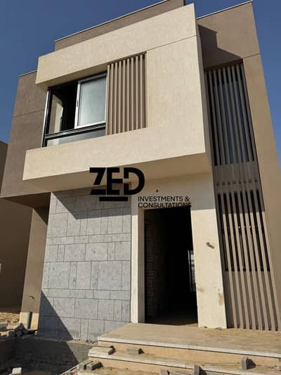 With an advance less than the payment until the end of July - independent villa type N2 with a penthouse delivery 2028 for less than the company's price by 3 million - installment completion until 2036 - Badya palm hills