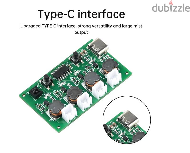 DC 5V RF Infrared Remote Control 4-Nozzle Ultrasonic Humidifier Module 10