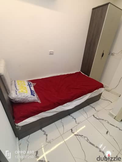 Studio for rent in the second neighborhood, a prime location next to Al-Hosary Mosque, and close to all services and transportation. Just minutes away from the Tawheed and Al-Noor station, suitable for individuals (single). Three minutes from the central axis. Contact 01025345522 WhatsApp 01024515019