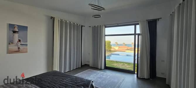 ready to move fully finished chalet for sale in lavista Ras El Hekma overlooking sea