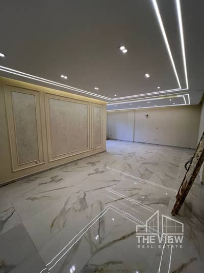 شقة للبيع تشطيب الترا مودرن اول سكن كمبوند الخمايل الشيخkhamayl compound زايد مرحلة اولي  فيو لاند سكيب