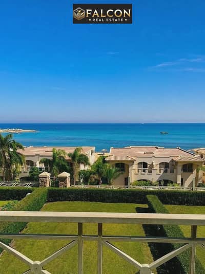 For quick sale, a chalet ready to move in now, finished, overlooking the sea, in La Vista 6, Ain Sokhna, next to Porto Ain Sokhna.