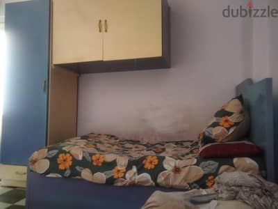 غرفه اطفال سرير +دولاب