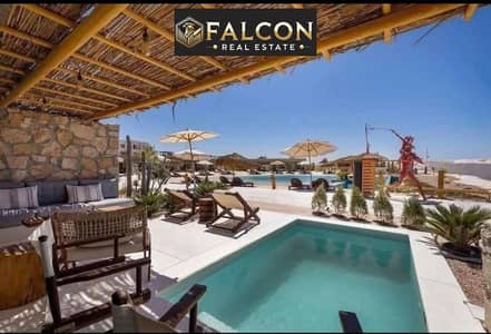 فيلا سى فيو بتشطيب ultra luxury من هايد بارك للبيع فى سى شور sea shore الساحل الشمالى بالقرب من طريق الفوكا ودقائق من سيلفر ساندس