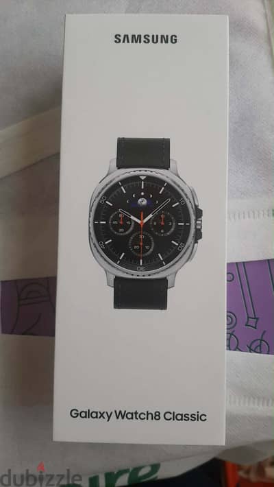 smart watch samsung galaxy watch 8 classic ( New ) متبرشمة