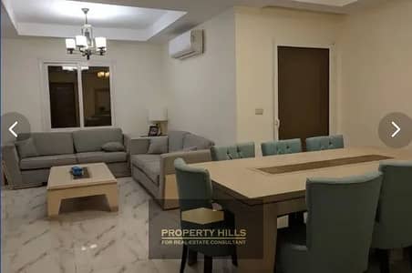 For immediate sale in El Gouna, a fully finished duplex with air conditioning, first row directly on the sea