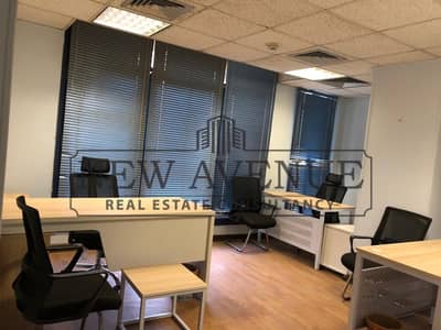 مبنى ادارى مستقل بمساحة ٢٠٠٠ متر مربع  للايجار بأقل سعر فى المعادى متشطب بالتكييفات