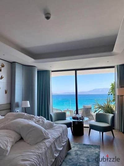 Chalet for sale at a bargain price in Marina 8, North Coast. Panoramic view of the sea and lagoon. Direct access. Distinguished chalet, fully finished