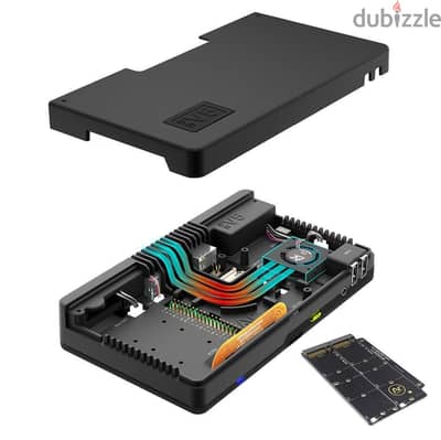 Raspberry Pi 5 16GB + Argon One V5 Dual M. 2 + 128GB Lexar MicroSD Card