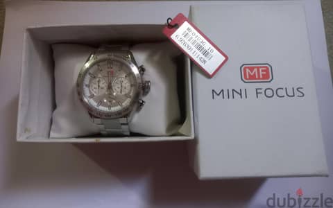 Mini Focus ساعة  Mini Focus Men's ch, Silver MINI FOCUS Mini Focus