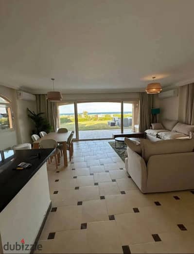 Ready to move Fully Finished Ground Chalet with Direct Sea View in La Vista Ras El Hekma | 150 sqm + 50 sqm Garden
