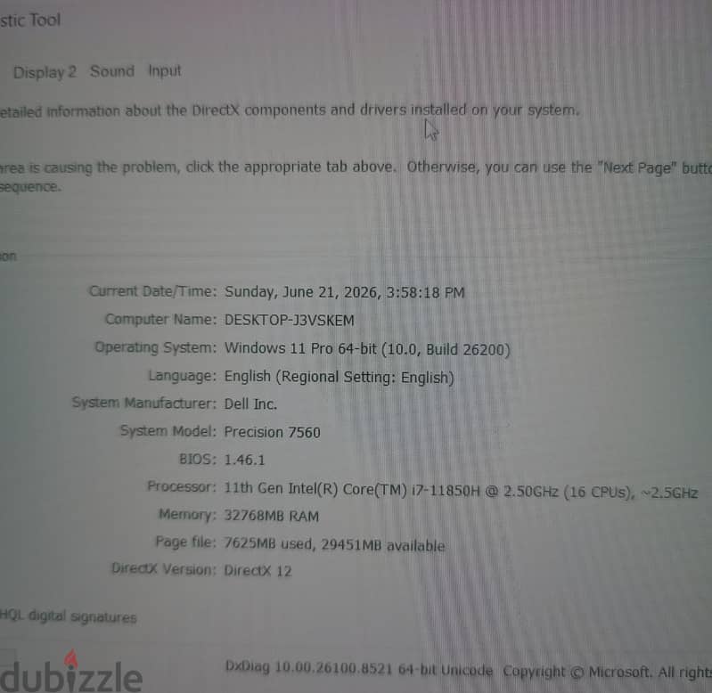 dell precision 7560 4