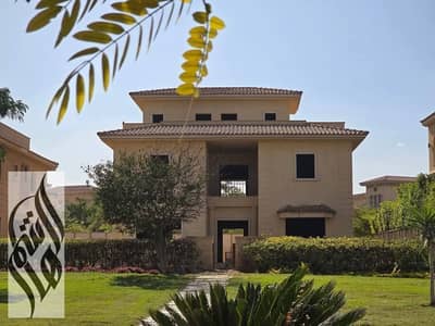 فيلا E استاند الون منفصلة لقطة للبيع بدون تشطيب فيو وايد جاردن بجوار المسجد والخدمات