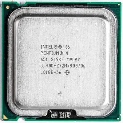 موجود بروسيسورات intel pentuim