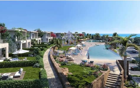فيلا مميزة  بإطلالة مباشرة على اللاجون (Lagoon View) للبيع داخل مشروع Caesar North Coast منSODIC - باقل مقدم وبموقع استثنائي في قلب Ras El Hekma.