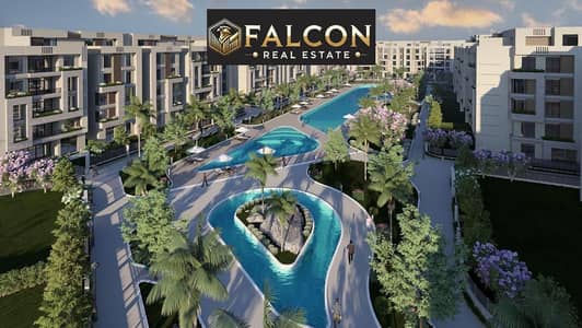 Finished apartment with hotel services next to Open Air Mall in Madinaty, in the heart of Shorouk, installment plan available.