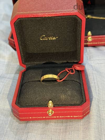 خاتم كرتير  RING Size: 57 mm (US 8) #LOVE Ring