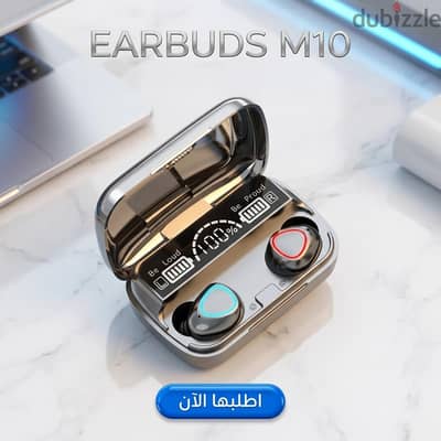 سماعة M10 الأصلية شاشة رقمية وصوت ستيريو جبار