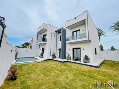 Luxury villa with swimming pool for sale in King Mariout.