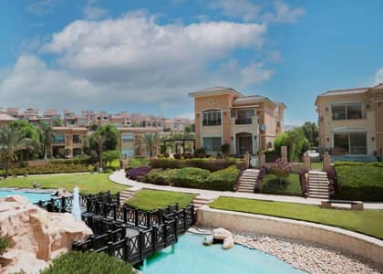 توين هاوس للبيع ريسيل بكمبوند ستون بارك شركة رؤية PRE ذا هيلز The Hills Stone Park Roaya Development بسعر وموقع مميز جدا علي تبة عالية فيو مميز بحيرة