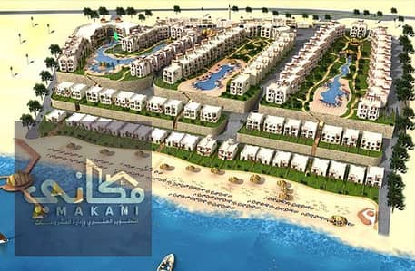 Ground floor chalet with garden for sale in Ain Sokhna and the picturesque La Sirena village